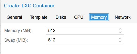 Memory Configuration