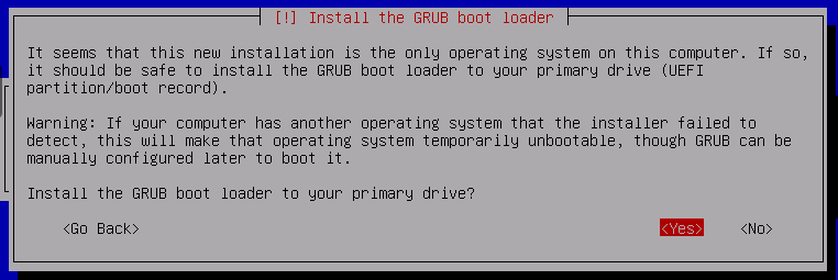 Install GRUB