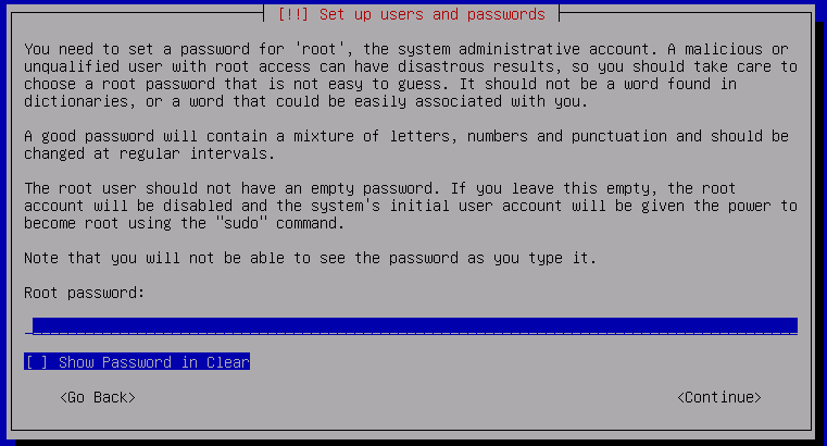 Password Root