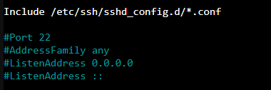 Gambar 11 Port Sebelum OpenSSH-Server